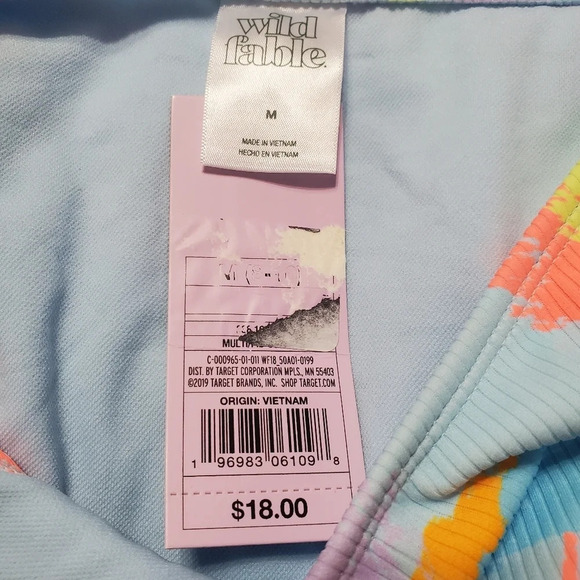 NWT Wild Fable Women's Ribbed High Leg Cheeky Bikini Bottom M 8-10 - Picture 5 of 6